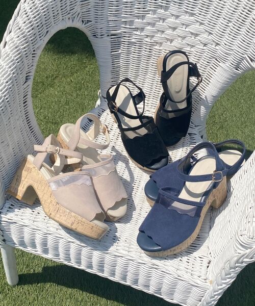 MAJESTIC LEGON / マジェスティックレゴン サンダル | スカラップシアーサンダル | 詳細1