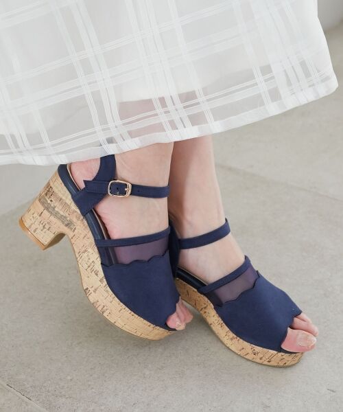 MAJESTIC LEGON / マジェスティックレゴン サンダル | スカラップシアーサンダル | 詳細11