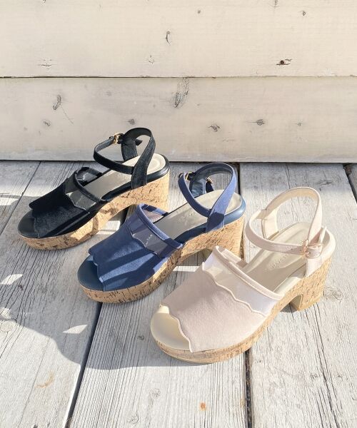 MAJESTIC LEGON / マジェスティックレゴン サンダル | スカラップシアーサンダル | 詳細17