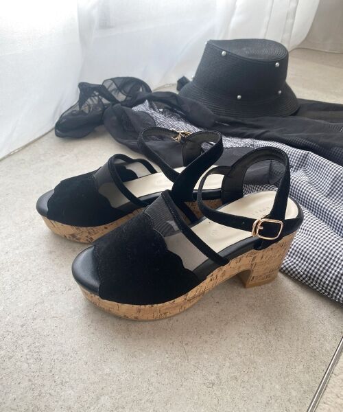 MAJESTIC LEGON / マジェスティックレゴン サンダル | スカラップシアーサンダル | 詳細18