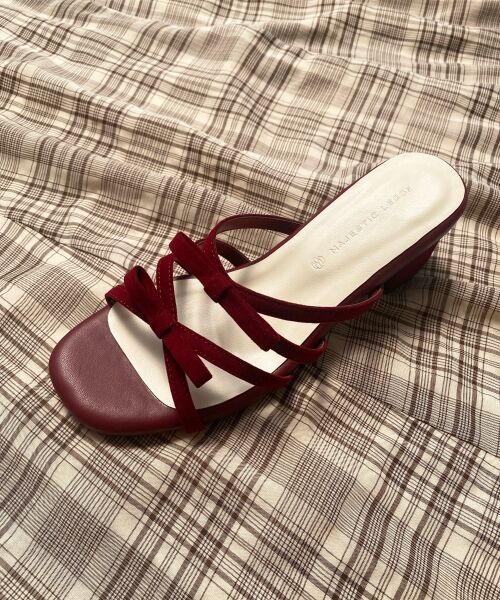 MAJESTIC LEGON / マジェスティックレゴン サンダル | ◇ダブルリボンサンダル | 詳細13