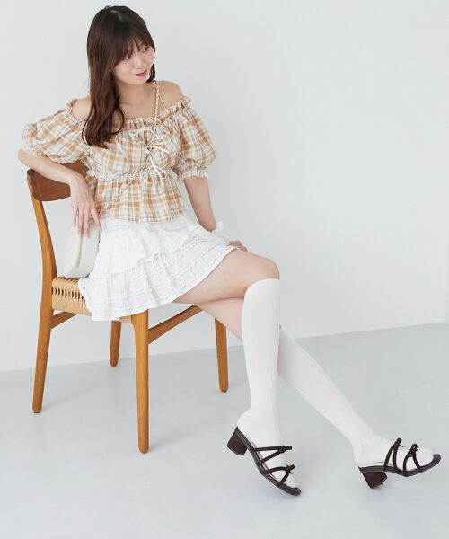 MAJESTIC LEGON / マジェスティックレゴン サンダル | ◇ダブルリボンサンダル | 詳細5