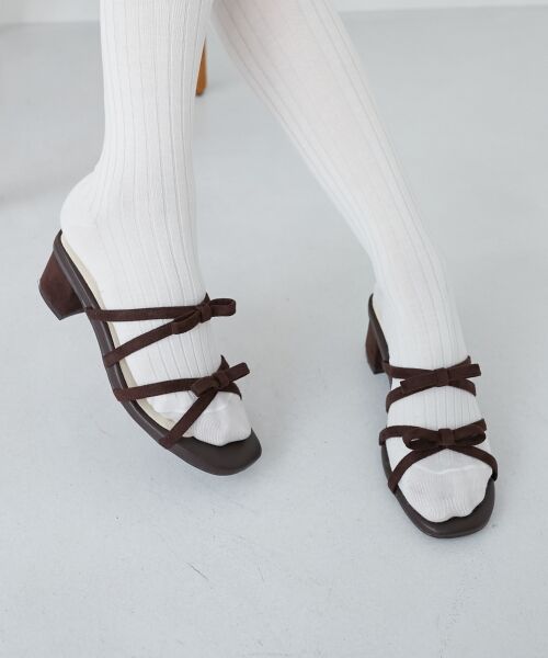 MAJESTIC LEGON / マジェスティックレゴン サンダル | ◇ダブルリボンサンダル | 詳細7