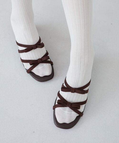 MAJESTIC LEGON / マジェスティックレゴン サンダル | ◇ダブルリボンサンダル | 詳細8
