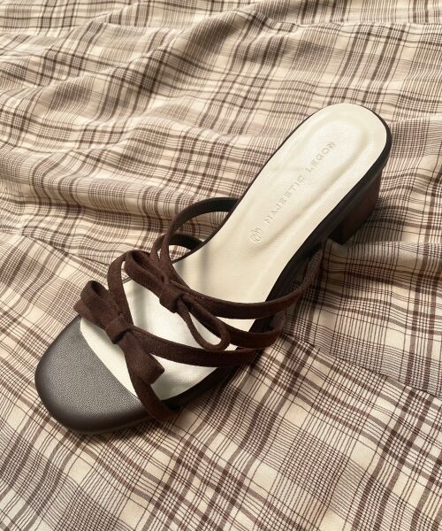 MAJESTIC LEGON / マジェスティックレゴン サンダル | ◇ダブルリボンサンダル | 詳細9