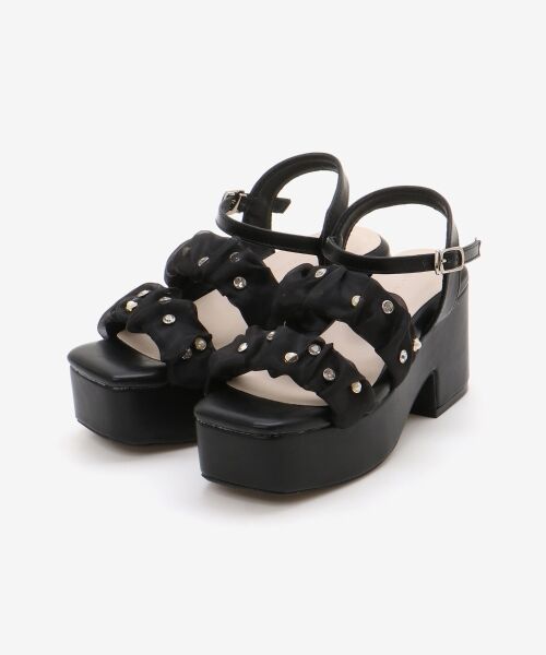 MAJESTIC LEGON / マジェスティックレゴン サンダル | シアービジュー厚底サンダル | 詳細27