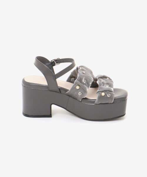 MAJESTIC LEGON / マジェスティックレゴン サンダル | シアービジュー厚底サンダル | 詳細29