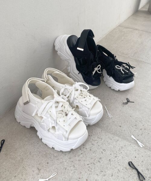 MAJESTIC LEGON / マジェスティックレゴン サンダル | 2WAYデコリボンスポサン | 詳細12