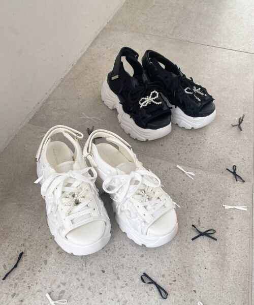 MAJESTIC LEGON / マジェスティックレゴン サンダル | 2WAYデコリボンスポサン | 詳細13