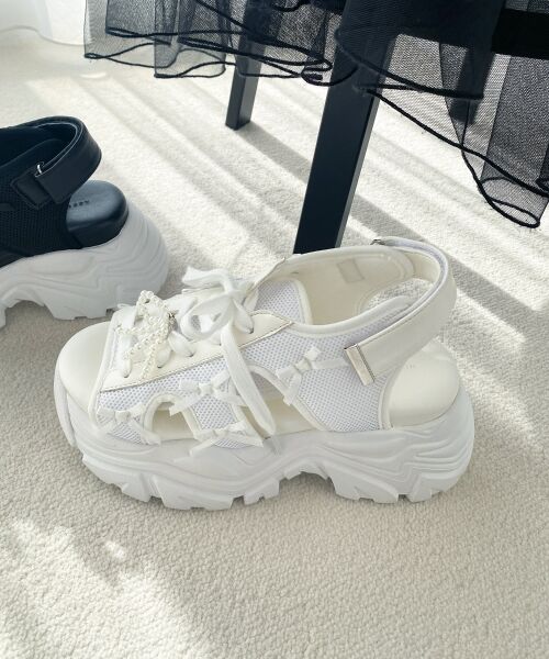 MAJESTIC LEGON / マジェスティックレゴン サンダル | 2WAYデコリボンスポサン | 詳細14