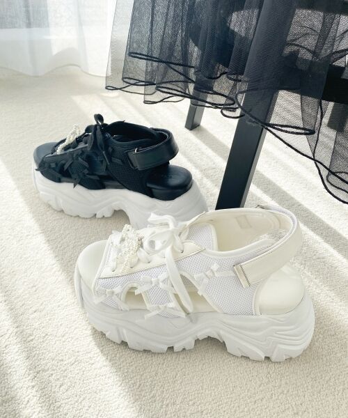 MAJESTIC LEGON / マジェスティックレゴン サンダル | 2WAYデコリボンスポサン | 詳細16