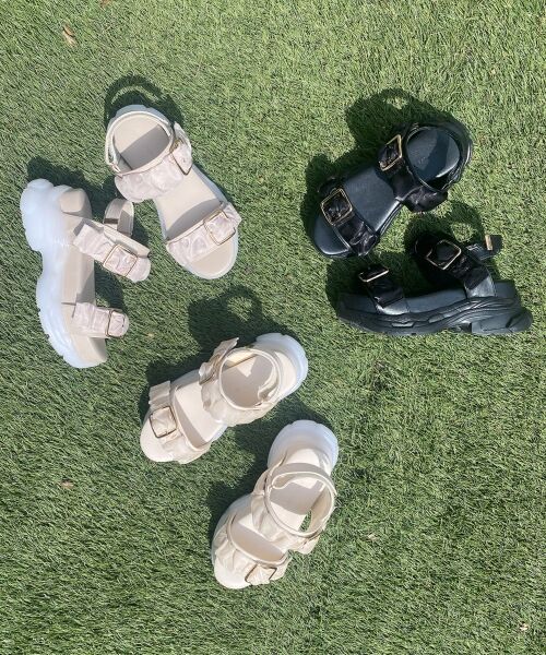 MAJESTIC LEGON / マジェスティックレゴン サンダル | ジェリーソールギャザースポサン | 詳細1