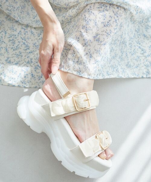 MAJESTIC LEGON / マジェスティックレゴン サンダル | ジェリーソールギャザースポサン | 詳細13