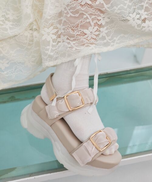 MAJESTIC LEGON / マジェスティックレゴン サンダル | ジェリーソールギャザースポサン | 詳細19