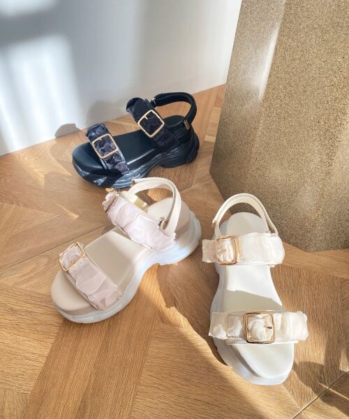 MAJESTIC LEGON / マジェスティックレゴン サンダル | ジェリーソールギャザースポサン | 詳細28