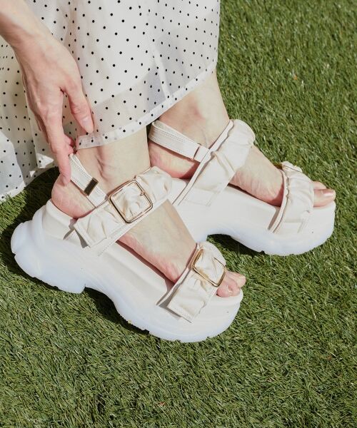 MAJESTIC LEGON / マジェスティックレゴン サンダル | ジェリーソールギャザースポサン | 詳細5