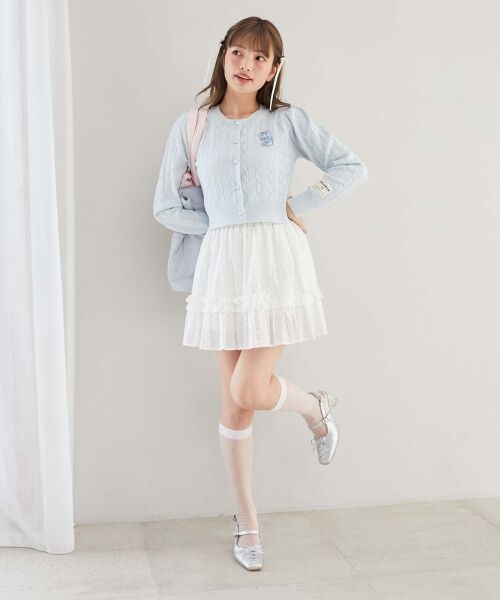 MAJESTIC LEGON / マジェスティックレゴン カーディガン・ボレロ | SWIMMERコラボ ケーブルカーデ | 詳細15