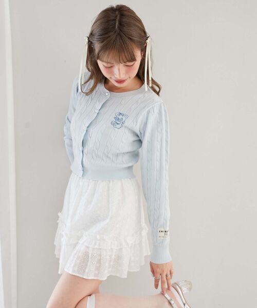 MAJESTIC LEGON / マジェスティックレゴン カーディガン・ボレロ | SWIMMERコラボ ケーブルカーデ | 詳細19