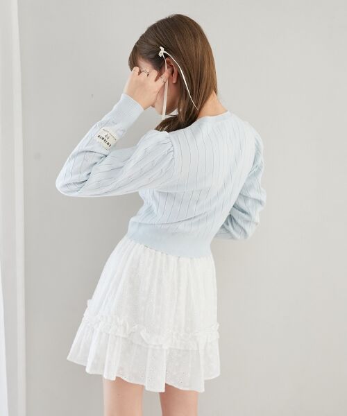 MAJESTIC LEGON / マジェスティックレゴン カーディガン・ボレロ | SWIMMERコラボ ケーブルカーデ | 詳細20