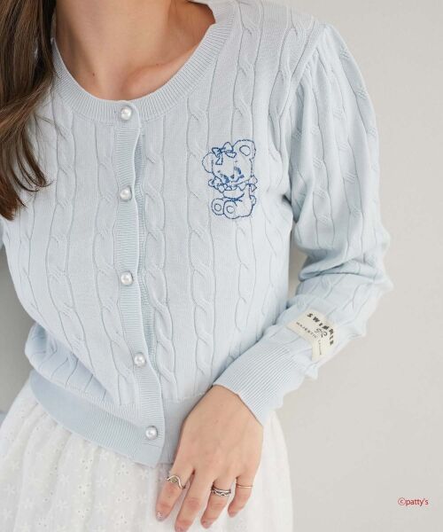 MAJESTIC LEGON / マジェスティックレゴン カーディガン・ボレロ | SWIMMERコラボ ケーブルカーデ | 詳細21