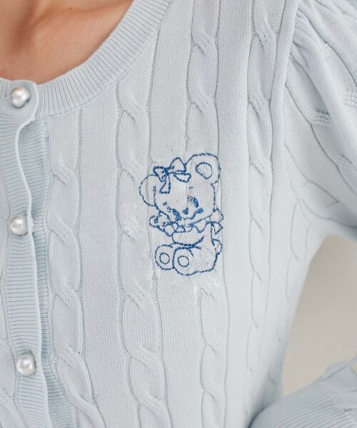 MAJESTIC LEGON / マジェスティックレゴン カーディガン・ボレロ | SWIMMERコラボ ケーブルカーデ | 詳細22