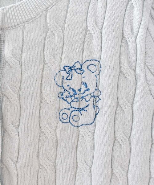 MAJESTIC LEGON / マジェスティックレゴン カーディガン・ボレロ | SWIMMERコラボ ケーブルカーデ | 詳細26