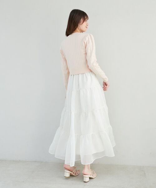 MAJESTIC LEGON / マジェスティックレゴン カーディガン・ボレロ | SWIMMERコラボ ケーブルカーデ | 詳細9