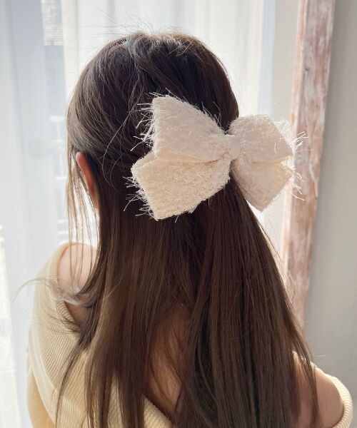 MAJESTIC LEGON / マジェスティックレゴン カチューシャ・カチューム・その他 | ツイードバレッタ | 詳細1