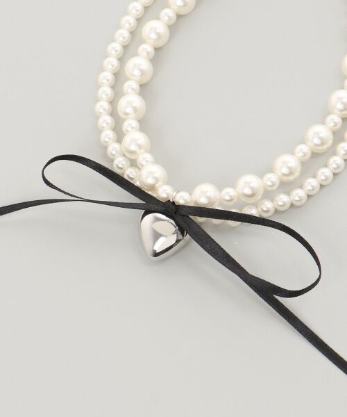 MAJESTIC LEGON / マジェスティックレゴン ネックレス・ペンダント・チョーカー | パールリボンネックレス | 詳細10