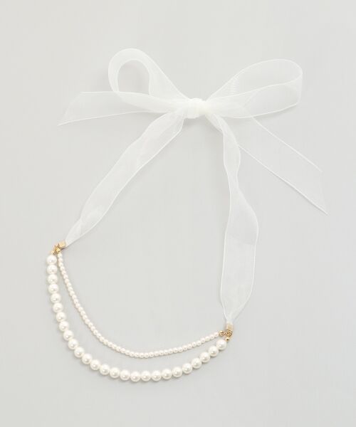 MAJESTIC LEGON / マジェスティックレゴン ネックレス・ペンダント・チョーカー | パールリボンネックレス | 詳細6