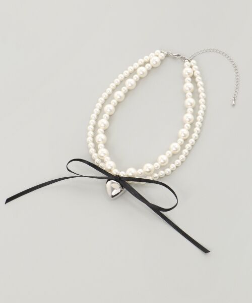 MAJESTIC LEGON / マジェスティックレゴン ネックレス・ペンダント・チョーカー | パールリボンネックレス | 詳細9