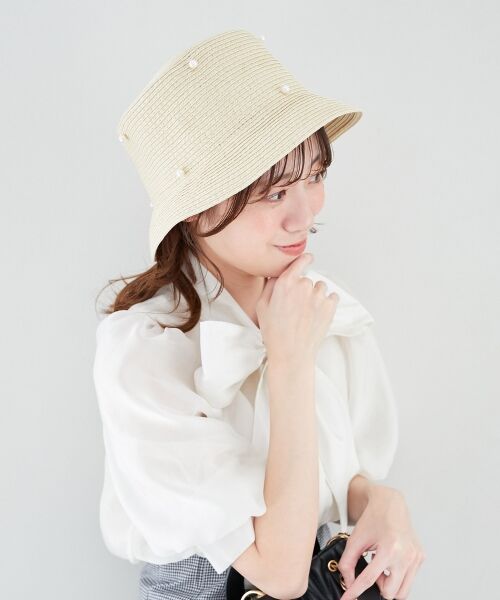 MAJESTIC LEGON / マジェスティックレゴン ハット | パールペーパーベルハット | 詳細1