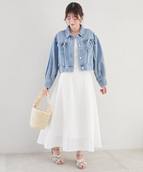 MAJESTIC LEGON / マジェスティックレゴン トートバッグ | 雑材スタッズフリルバッグ | 詳細1