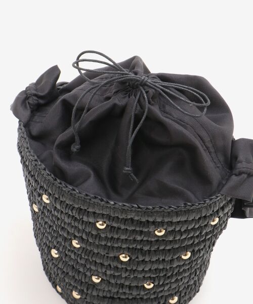 MAJESTIC LEGON / マジェスティックレゴン トートバッグ | 雑材スタッズフリルバッグ | 詳細12