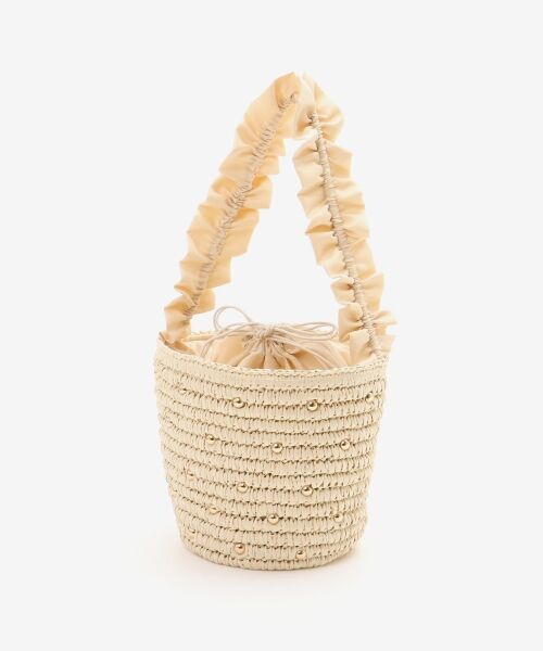 MAJESTIC LEGON / マジェスティックレゴン トートバッグ | 雑材スタッズフリルバッグ | 詳細5