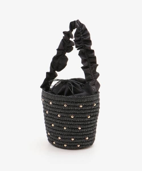 MAJESTIC LEGON / マジェスティックレゴン トートバッグ | 雑材スタッズフリルバッグ | 詳細6