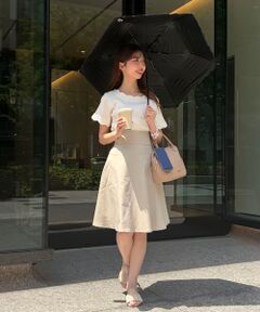 MAJESTIC LEGON / マジェスティックレゴン ロング・マキシ丈スカート | バックレースアップフレアスカート