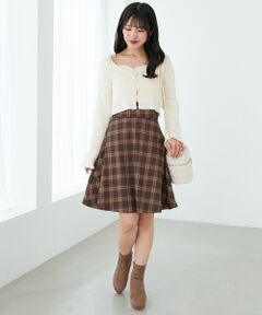 MAJESTIC LEGON / マジェスティックレゴン ロング・マキシ丈スカート | バックレースアップフレアスカート