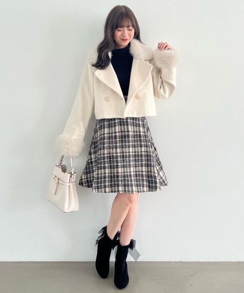 MAJESTIC LEGON / マジェスティックレゴン ロング・マキシ丈スカート | バックレースアップフレアスカート | 詳細1