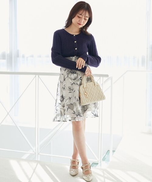 MAJESTIC LEGON / マジェスティックレゴン ロング・マキシ丈スカート | バックレースアップフレアスカート | 詳細16