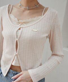 MAJESTIC LEGON / マジェスティックレゴン カットソー | キャミレイヤードライクカットトップス