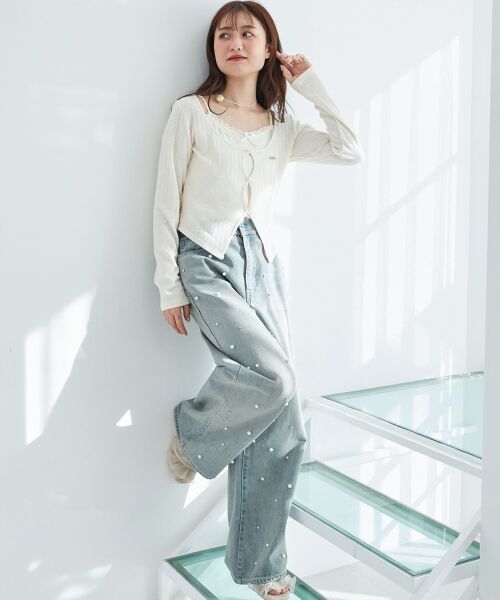 MAJESTIC LEGON / マジェスティックレゴン カットソー | キャミレイヤードライクカットトップス | 詳細10