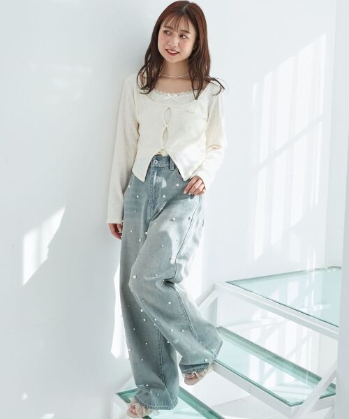 MAJESTIC LEGON / マジェスティックレゴン カットソー | キャミレイヤードライクカットトップス | 詳細11