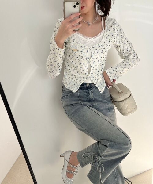 MAJESTIC LEGON / マジェスティックレゴン カットソー | キャミレイヤードライクカットトップス | 詳細15