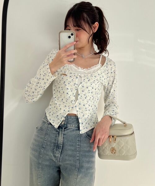 MAJESTIC LEGON / マジェスティックレゴン カットソー | キャミレイヤードライクカットトップス | 詳細16