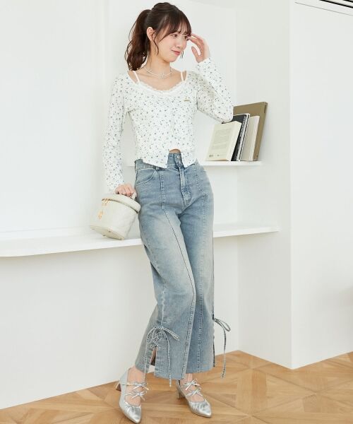 MAJESTIC LEGON / マジェスティックレゴン カットソー | キャミレイヤードライクカットトップス | 詳細18