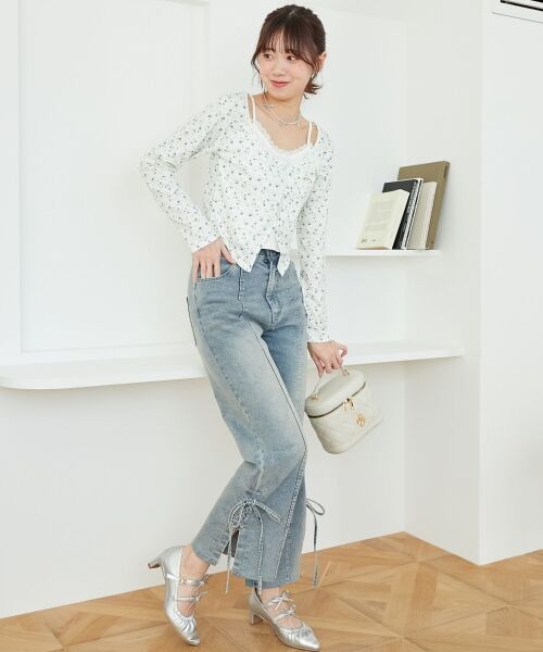 MAJESTIC LEGON / マジェスティックレゴン カットソー | キャミレイヤードライクカットトップス | 詳細19