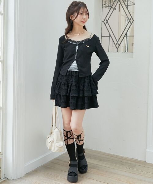 MAJESTIC LEGON / マジェスティックレゴン カットソー | キャミレイヤードライクカットトップス | 詳細2