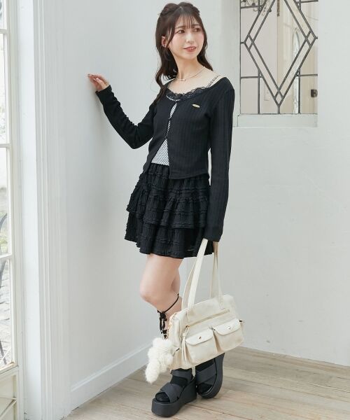 MAJESTIC LEGON / マジェスティックレゴン カットソー | キャミレイヤードライクカットトップス | 詳細3