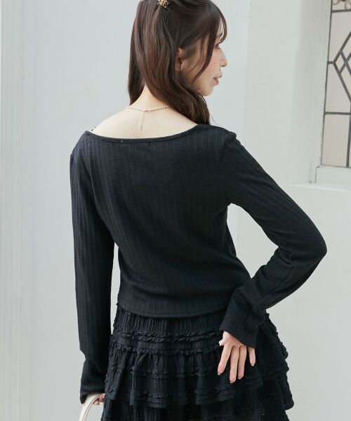 MAJESTIC LEGON / マジェスティックレゴン カットソー | キャミレイヤードライクカットトップス | 詳細7